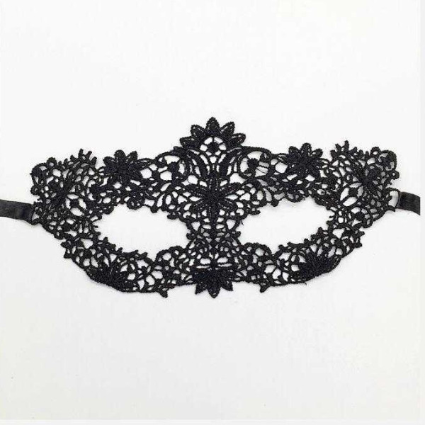 Halloween Mask Flower Lace Design